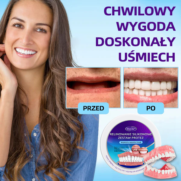 𝐁𝐢𝐤𝐞𝐧𝐝𝐚™ RELINOWANIE SILIKONOWE ZESTAW PROTEZ ( najniższa cena online)💯