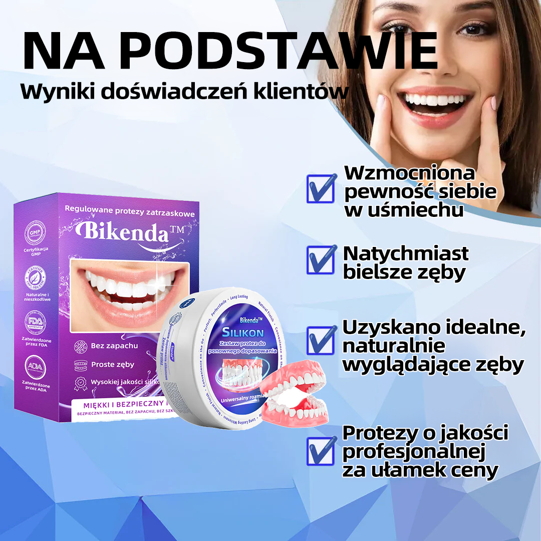 𝐁𝐢𝐤𝐞𝐧𝐝𝐚™ RELINOWANIE SILIKONOWE ZESTAW PROTEZ ( najniższa cena online)🎉