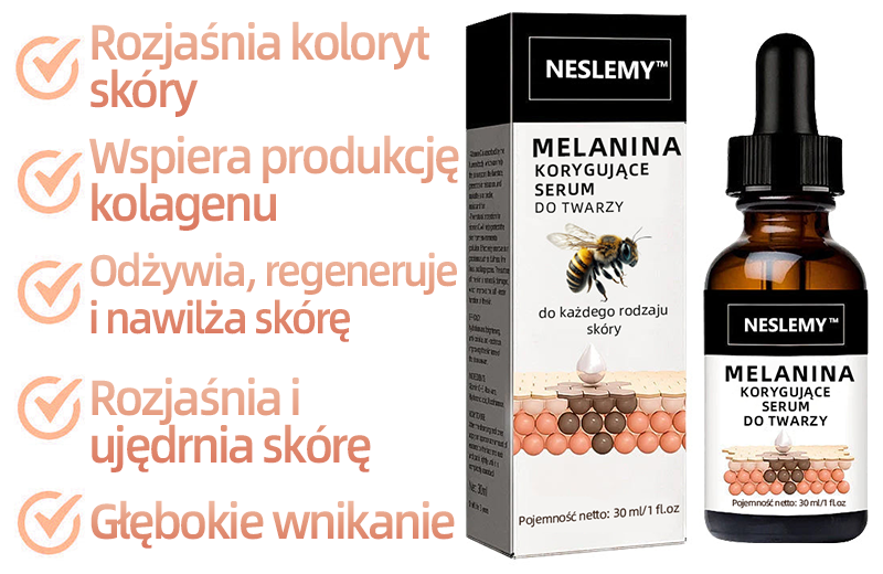 ✨Szybki Usuwacz Przebarwień - NESLEMY™ Korekcyjne Serum do Twarzy na Melaninę💧