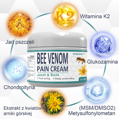 🐝 IFMAGIC™ Krem gojący ból i kości z jadem pszczelim （Oferta ograniczona czasowo, trwa 30 minut🔥🔥🔥）