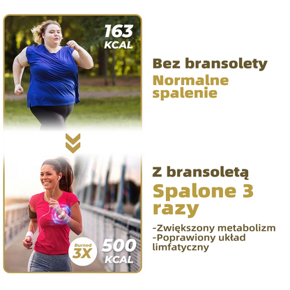 CZTICLE™  Bransoletka Gemini Magnetogen z kamieniami szlachetnymi