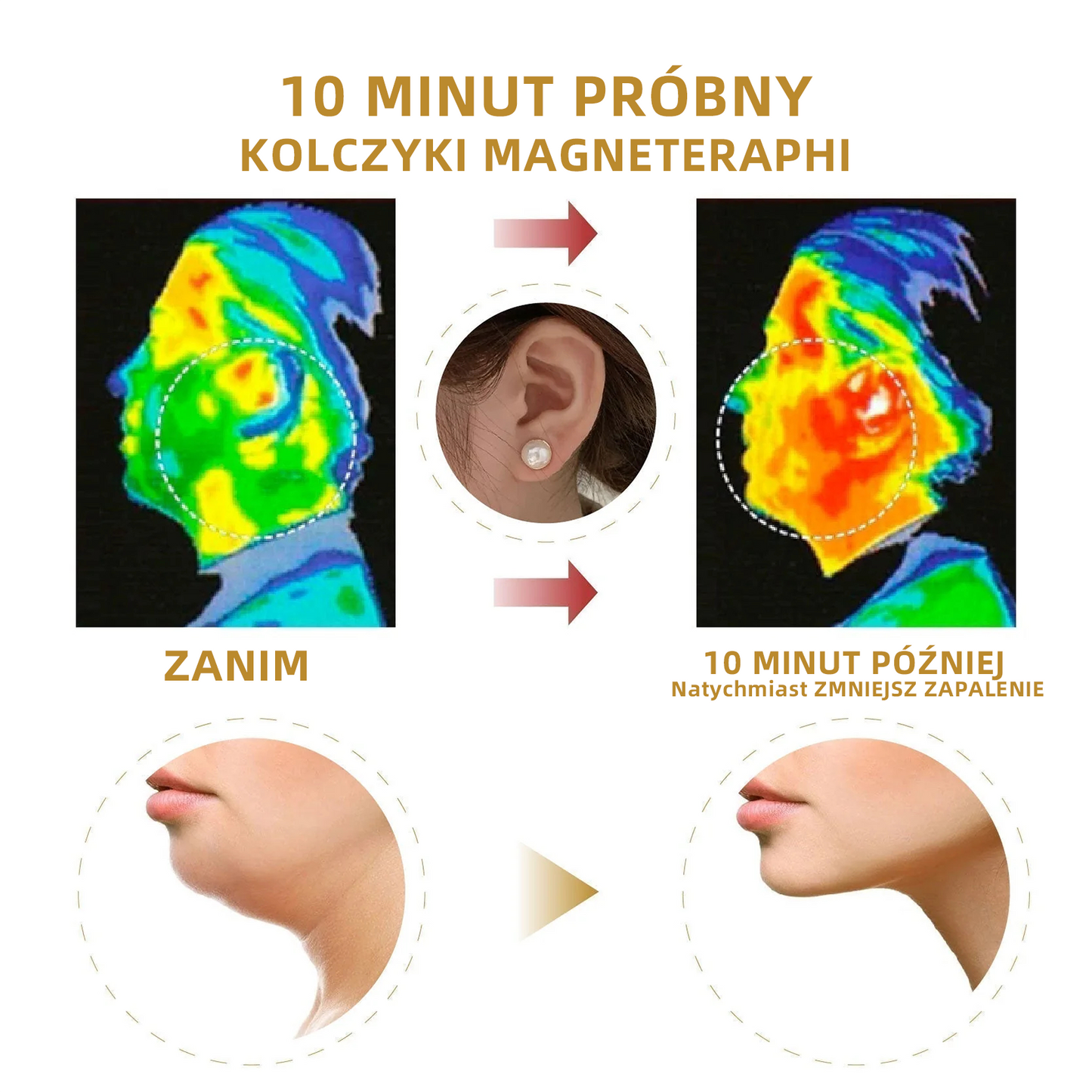 🔥 Vsoxa™ Kolczyki Magnetyczne do Oczyszczania Limfatycznego z Perłami (💥Ostatni Dzień Oferty -60% Rabatu)