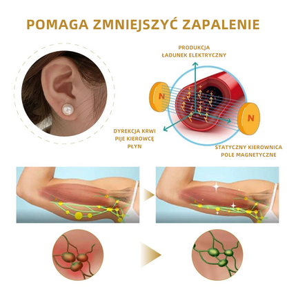 🔥 Vsoxa™ Kolczyki Magnetyczne do Oczyszczania Limfatycznego z Perłami (💥Ostatni Dzień Oferty -60% Rabatu)